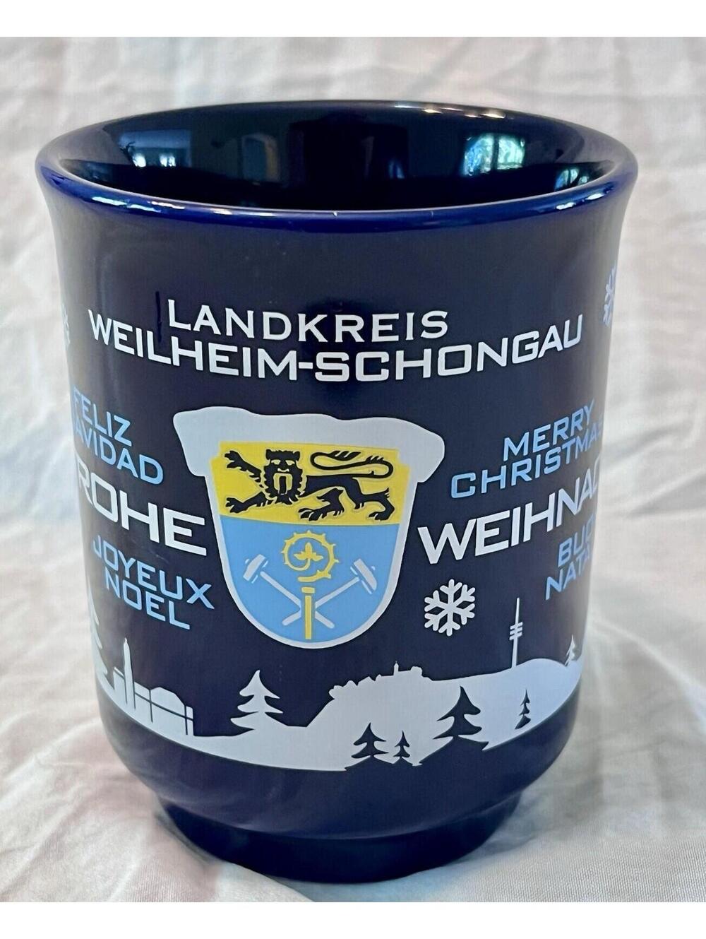 Koessinger AG Christmas Market Navy Blue Ceramic Mug